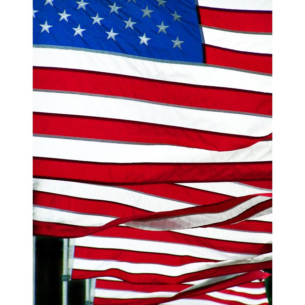 American Flags  11 x 14 print
